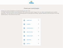 Tablet Screenshot of costacruise.com